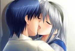 动漫舌吻视频,甜蜜瞬间，情感交融